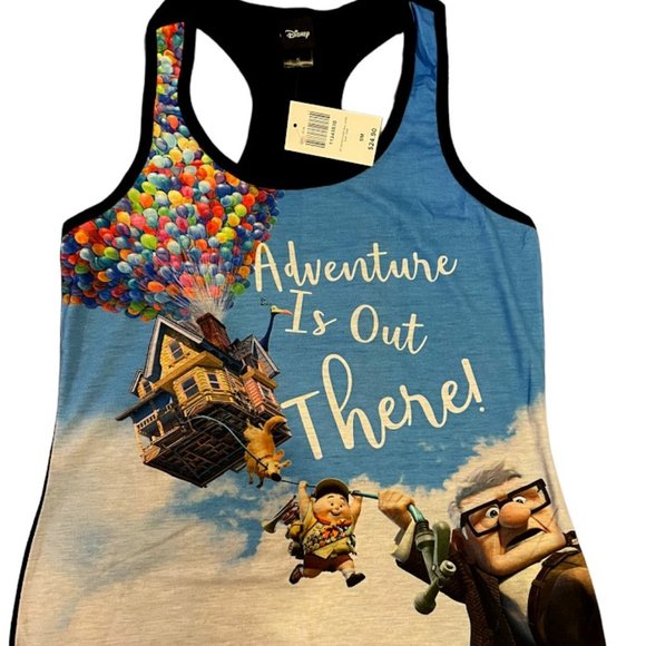 Disney Tops - NWT Disney's "UP" Graphic Tank Top - Women's Small - Adventure Is Out There!